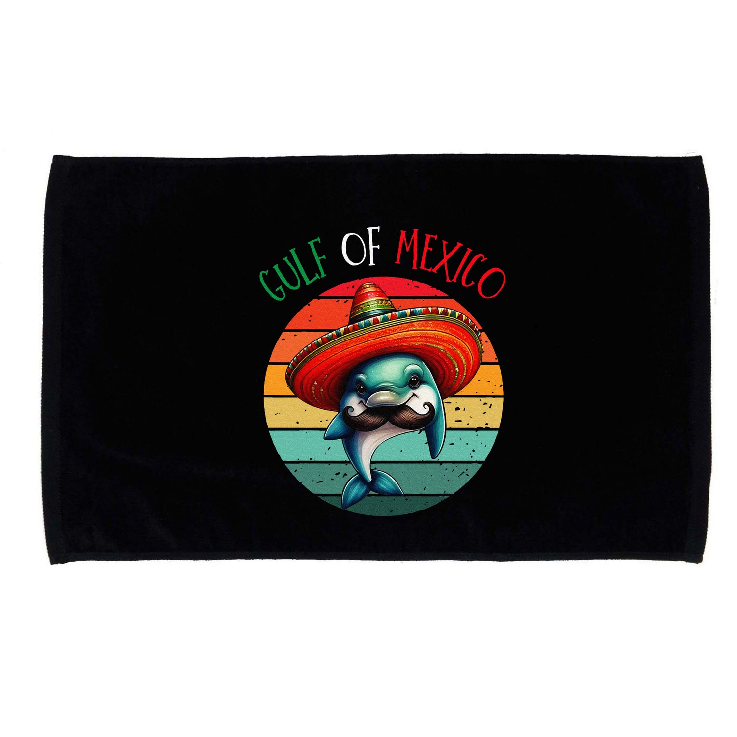 El Golfo De MéXico Dolphin Gulf Of Mexico Microfiber Hand Towel