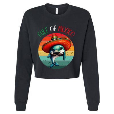 El Golfo De MéXico Dolphin Gulf Of Mexico Cropped Pullover Crew