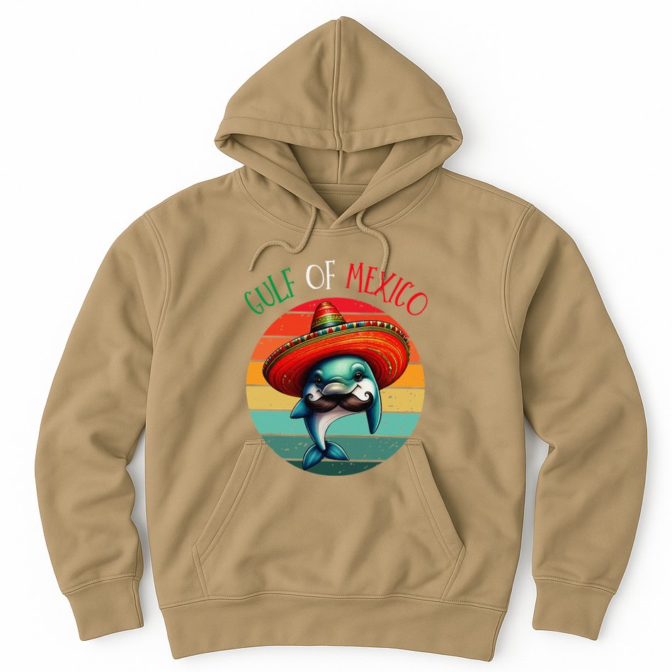 El Golfo De MéXico Dolphin Gulf Of Mexico Hoodie