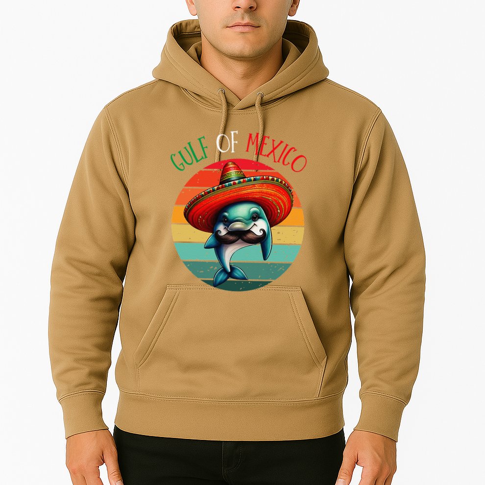El Golfo De MéXico Dolphin Gulf Of Mexico Hoodie