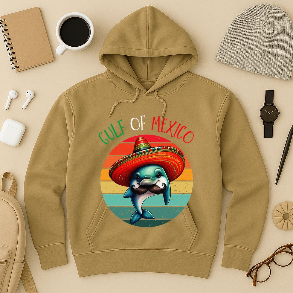 El Golfo De MéXico Dolphin Gulf Of Mexico Hoodie