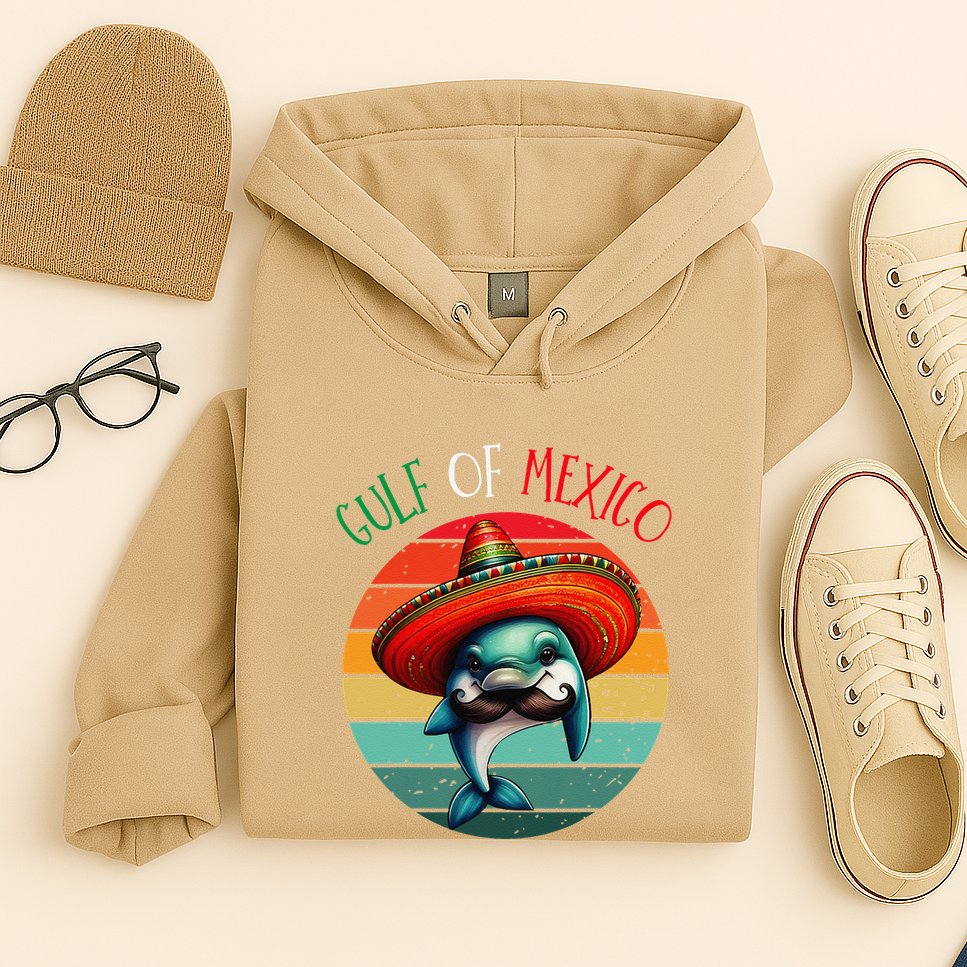 El Golfo De MéXico Dolphin Gulf Of Mexico Hoodie