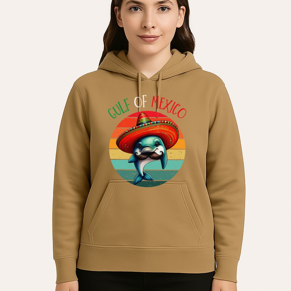 El Golfo De MéXico Dolphin Gulf Of Mexico Hoodie