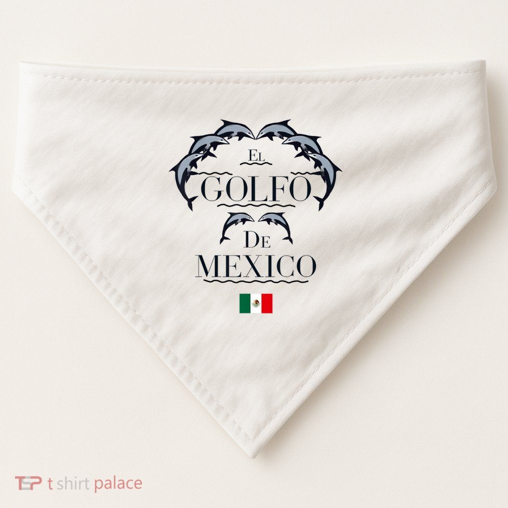 El Golfo De MéXico Dolphin USA-Made Doggie Bandana