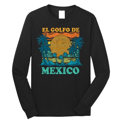 El Golfo De MéXico Retro Vintage Beach Gulf Of Mexico Long Sleeve Shirt