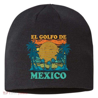 El Golfo De MéXico Retro Vintage Beach Gulf Of Mexico Sustainable Beanie