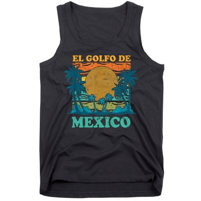 El Golfo De MéXico Retro Vintage Beach Gulf Of Mexico Tank Top
