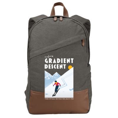 Enjoy Gradient Descent Classic Cotton Canvas Backpack