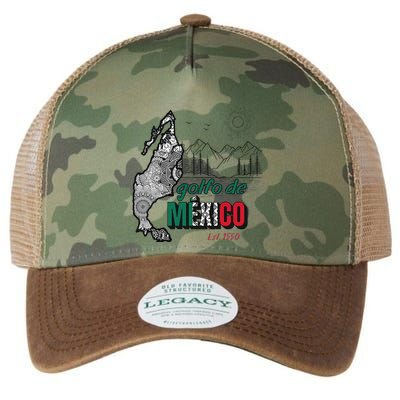 El Golfo De MéXico Gulf Of Mexico Est 1550 Historic Map Legacy Tie Dye Trucker Hat