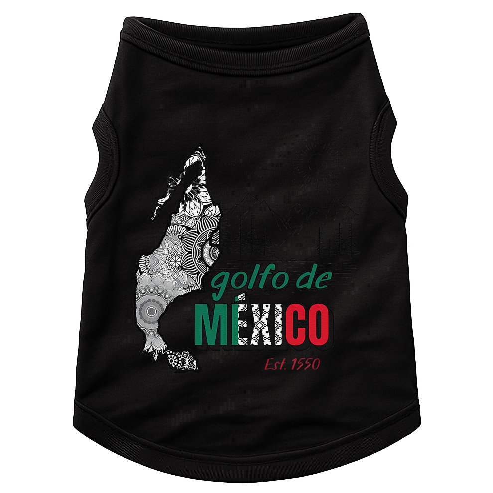El Golfo De MéXico Gulf Of Mexico Est 1550 Historic Map Doggie Tank