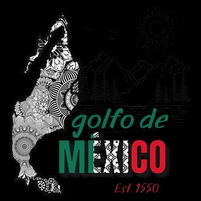 El Golfo De MéXico Gulf Of Mexico Est 1550 Historic Map Impact Tech Backpack