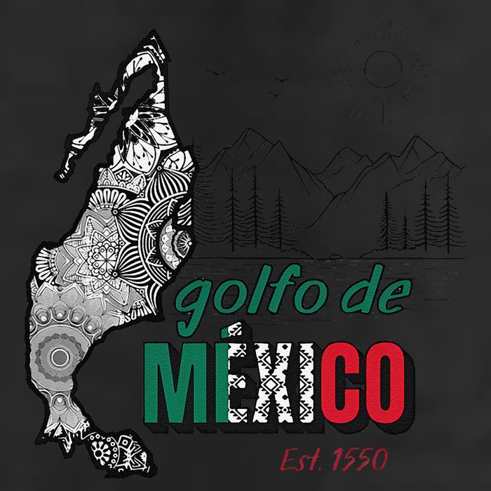 El Golfo De MéXico Gulf Of Mexico Est 1550 Historic Map 11oz C Handle Ceramic Mug