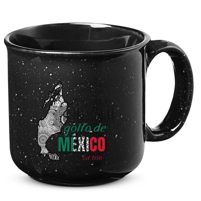 El Golfo De MéXico Gulf Of Mexico Est 1550 Historic Map 15oz Campfire Ceramic Mug