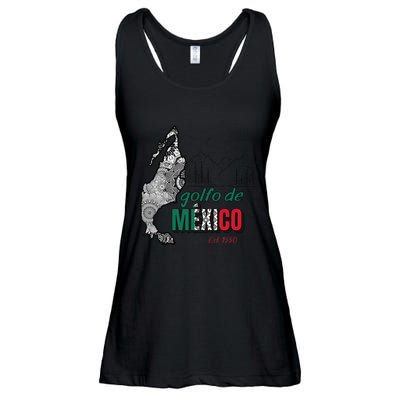 El Golfo De MéXico Gulf Of Mexico Est 1550 Historic Map Ladies Essential Flowy Tank