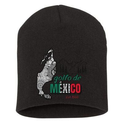 El Golfo De MéXico Gulf Of Mexico Est 1550 Historic Map Short Acrylic Beanie