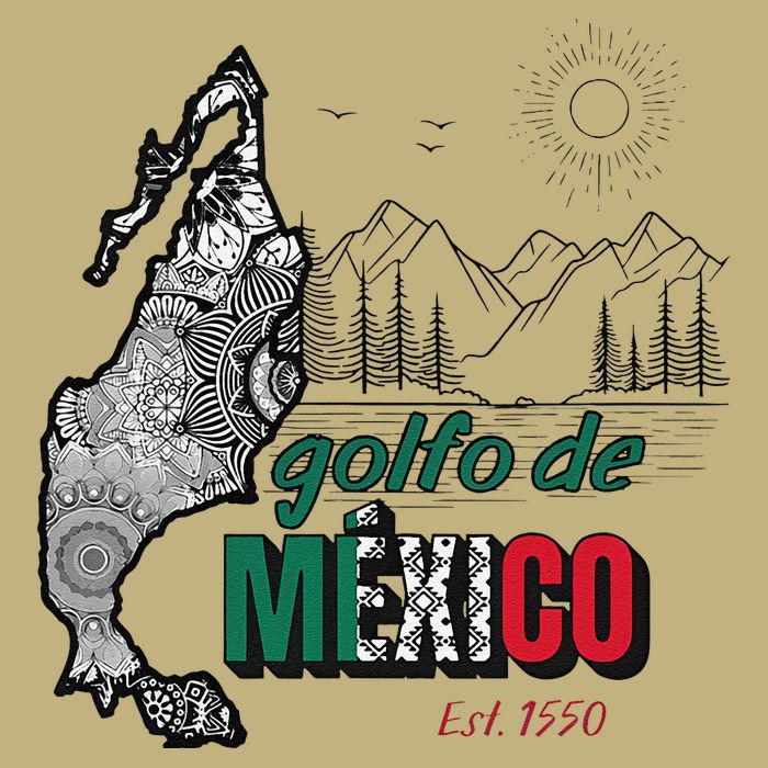 El Golfo De MéXico Gulf Of Mexico Est 1550 Historic Map Cooling Performance Crew T-Shirt