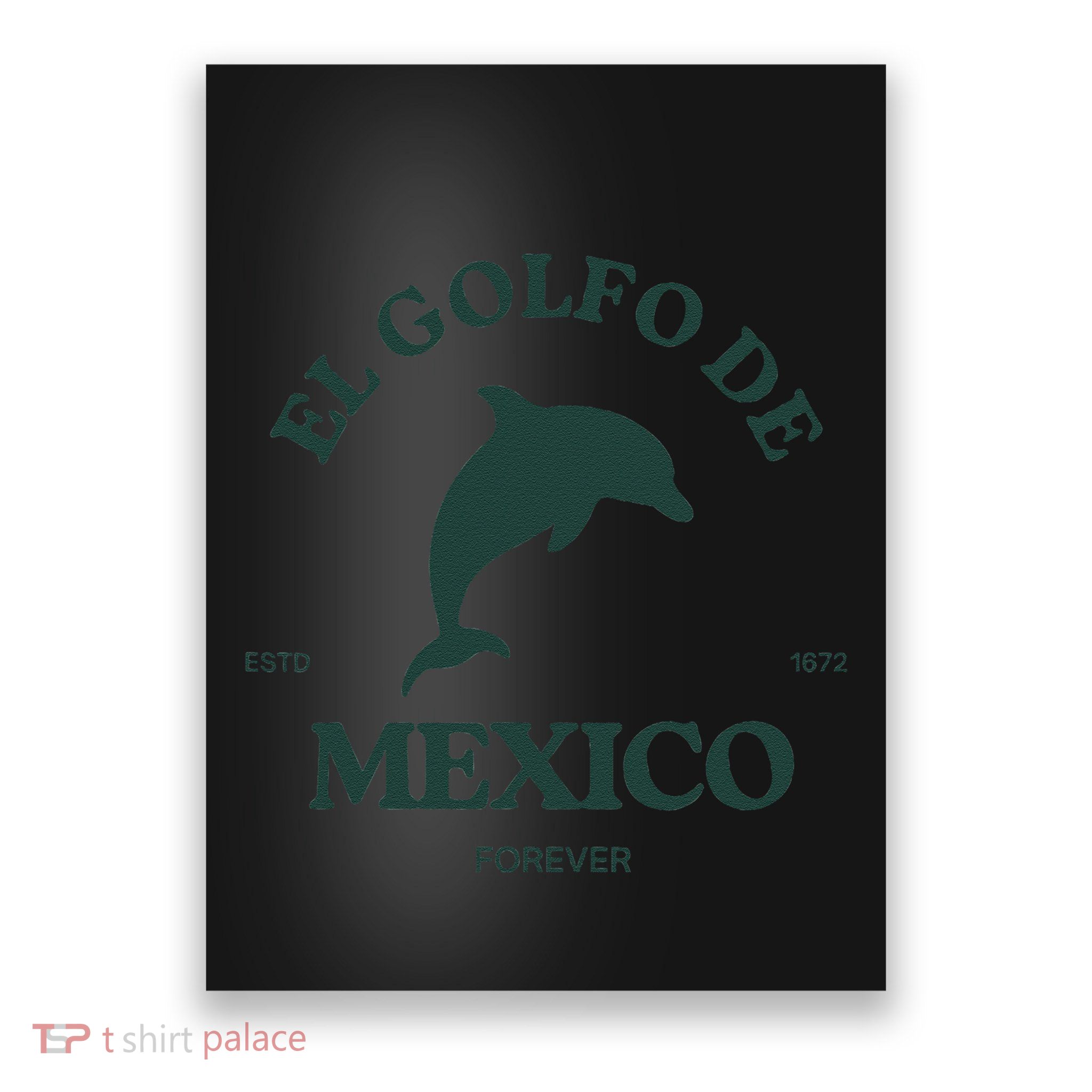 El Golfo De Mexico Dolphin Marine Life Coastal Ocean Poster