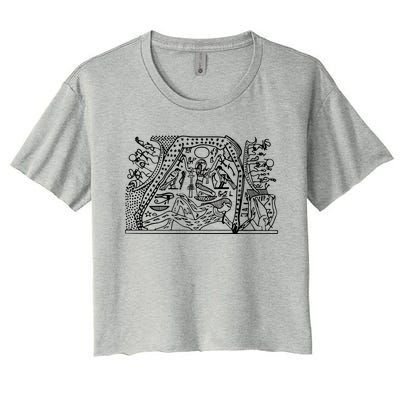 Egypt God Egyptian Art Classic Everyday Women's Crop Top Tee