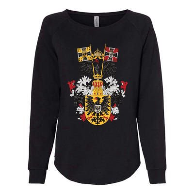 Emblem German Empire Emblem Of The Emperor Womens California Wash Sweatshirt