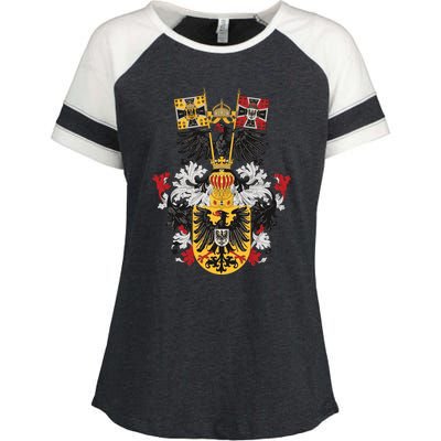 Emblem German Empire Emblem Of The Emperor Enza Ladies Jersey Colorblock Tee