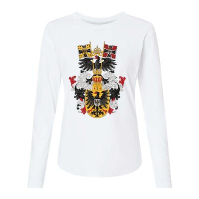 Emblem German Empire Emblem Of The Emperor Womens Cotton Relaxed Long Sleeve T-Shirt