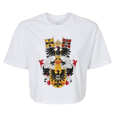 Emblem German Empire Emblem Of The Emperor Bella+Canvas Jersey Crop Tee