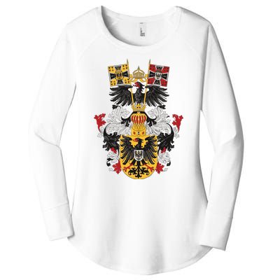 Emblem German Empire Emblem Of The Emperor Women's Perfect Tri Tunic Long Sleeve Shirt