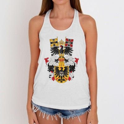 Emblem German Empire Emblem Of The Emperor Women's Knotted Racerback Tank