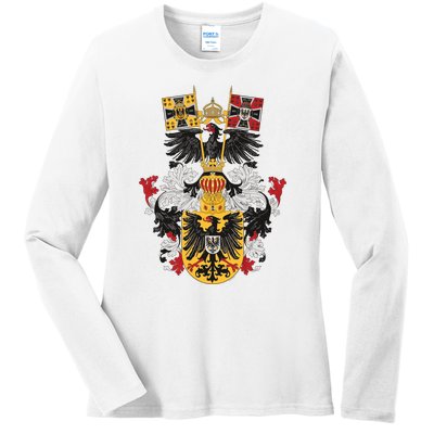 Emblem German Empire Emblem Of The Emperor Ladies Long Sleeve Shirt