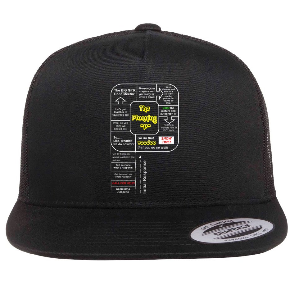 Emerge Gear Emergency Management Planning P Flat Bill Trucker Hat