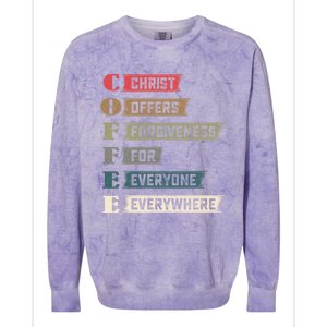 Everywhere Gift Colorblast Crewneck Sweatshirt