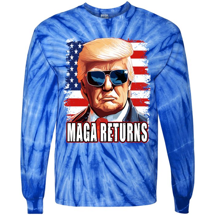 Elections Gift Tie-Dye Long Sleeve Shirt