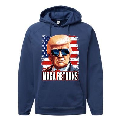 Elections Gift Performance Fleece Hoodie