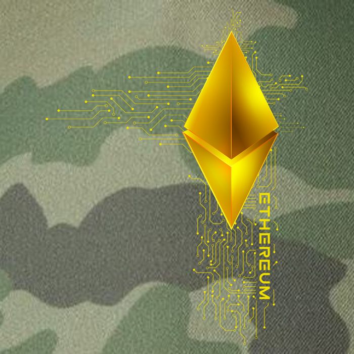 Ethereum GOLD ETH Cryptocurrency Bitcoin Legacy Tie Dye Trucker Hat