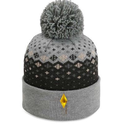 Ethereum GOLD ETH Cryptocurrency Bitcoin The Baniff Cuffed Pom Beanie