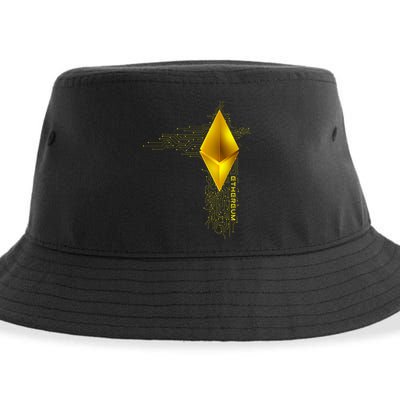 Ethereum GOLD ETH Cryptocurrency Bitcoin Sustainable Bucket Hat