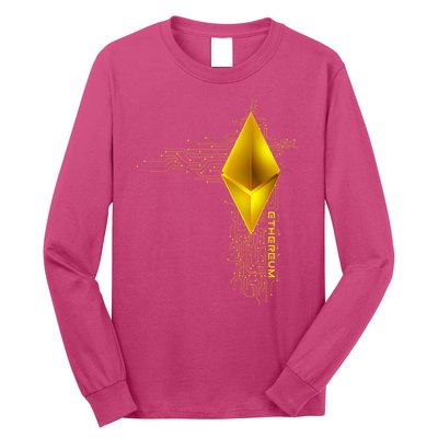 Ethereum GOLD ETH Cryptocurrency Bitcoin Long Sleeve Shirt