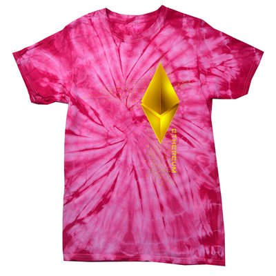 Ethereum GOLD ETH Cryptocurrency Bitcoin Tie-Dye T-Shirt