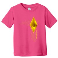 Ethereum GOLD ETH Cryptocurrency Bitcoin Toddler T-Shirt
