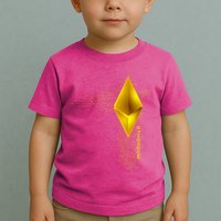 Ethereum GOLD ETH Cryptocurrency Bitcoin Toddler T-Shirt
