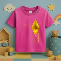 Ethereum GOLD ETH Cryptocurrency Bitcoin Toddler T-Shirt