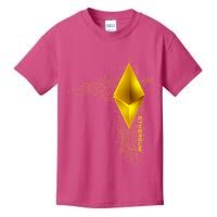 Ethereum GOLD ETH Cryptocurrency Bitcoin Kids T-Shirt