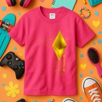 Ethereum GOLD ETH Cryptocurrency Bitcoin Kids T-Shirt