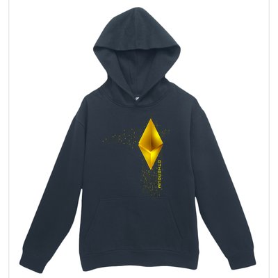 Ethereum GOLD ETH Cryptocurrency Bitcoin Urban Pullover Hoodie