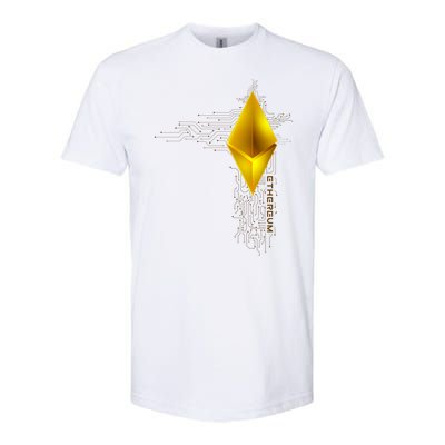 Ethereum GOLD ETH Cryptocurrency Bitcoin Softstyle® CVC T-Shirt