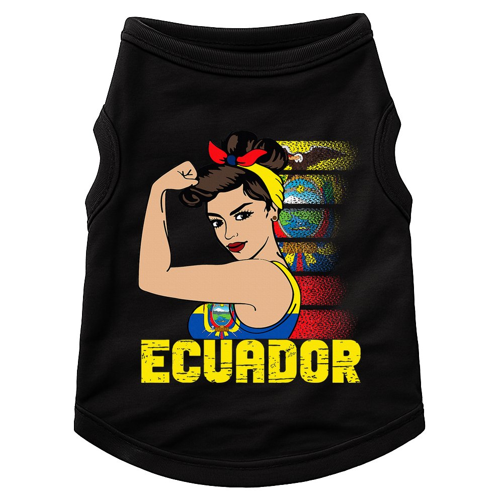 Ecuadorian Girl Ecuador Girl Chica Ecuatoriana Doggie Tank