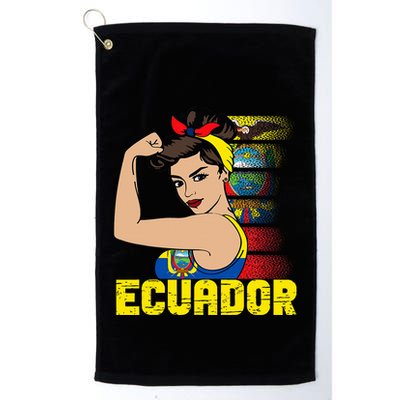 Ecuadorian Girl Ecuador Girl Chica Ecuatoriana Golf Towel
