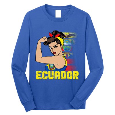 Ecuadorian Girl Ecuador Girl Chica Ecuatoriana Long Sleeve Shirt