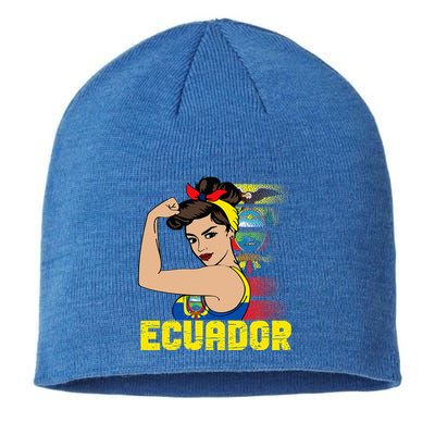 Ecuadorian Girl Ecuador Girl Chica Ecuatoriana Sustainable Beanie