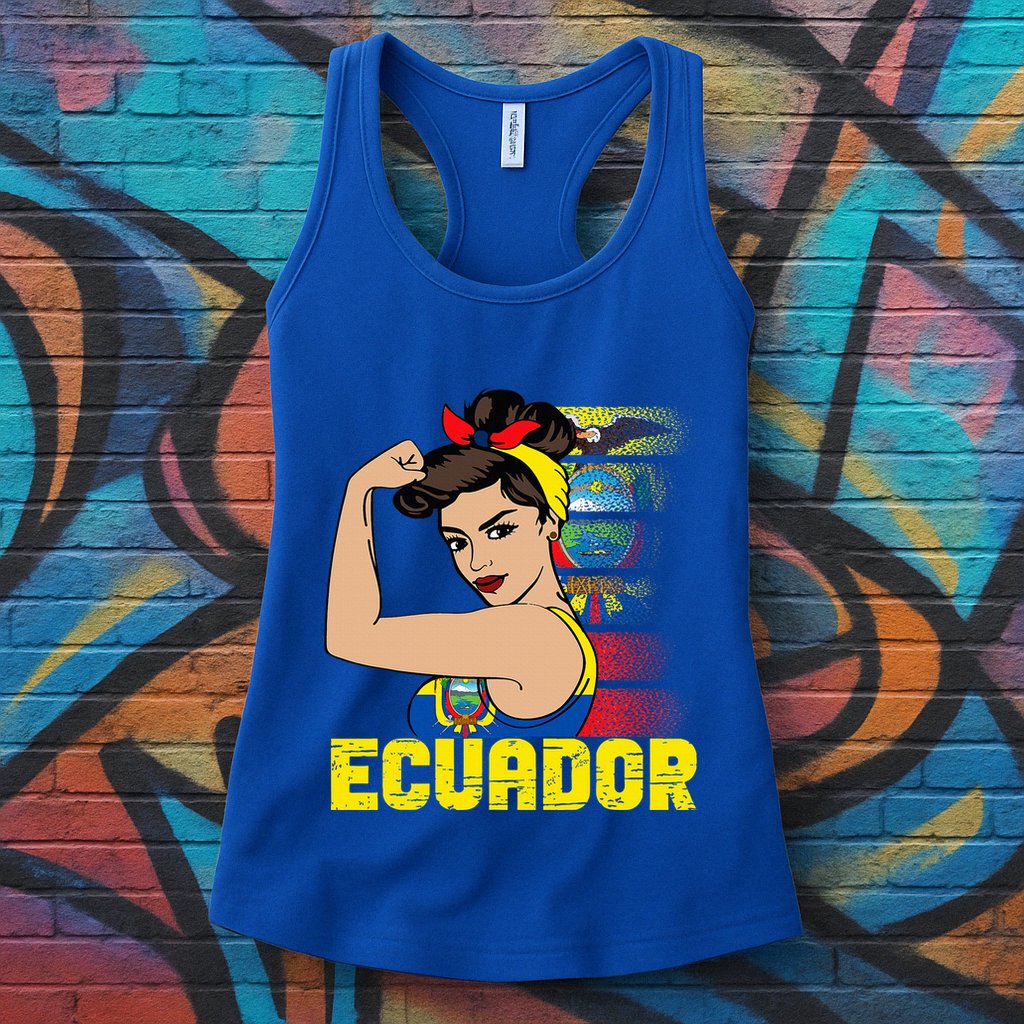 Ecuadorian Girl Ecuador Girl Chica Ecuatoriana Womens Tank Top